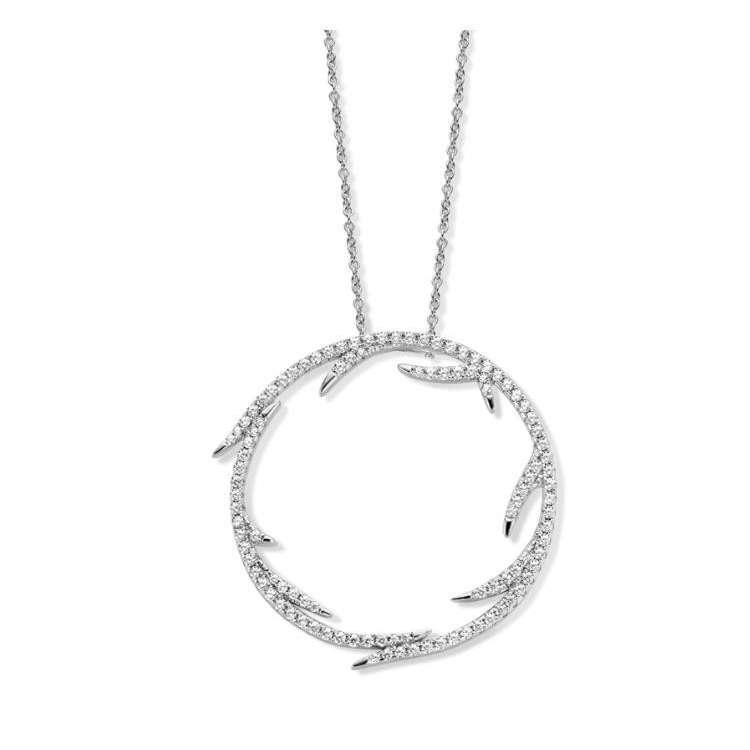 Collier Silver Rose